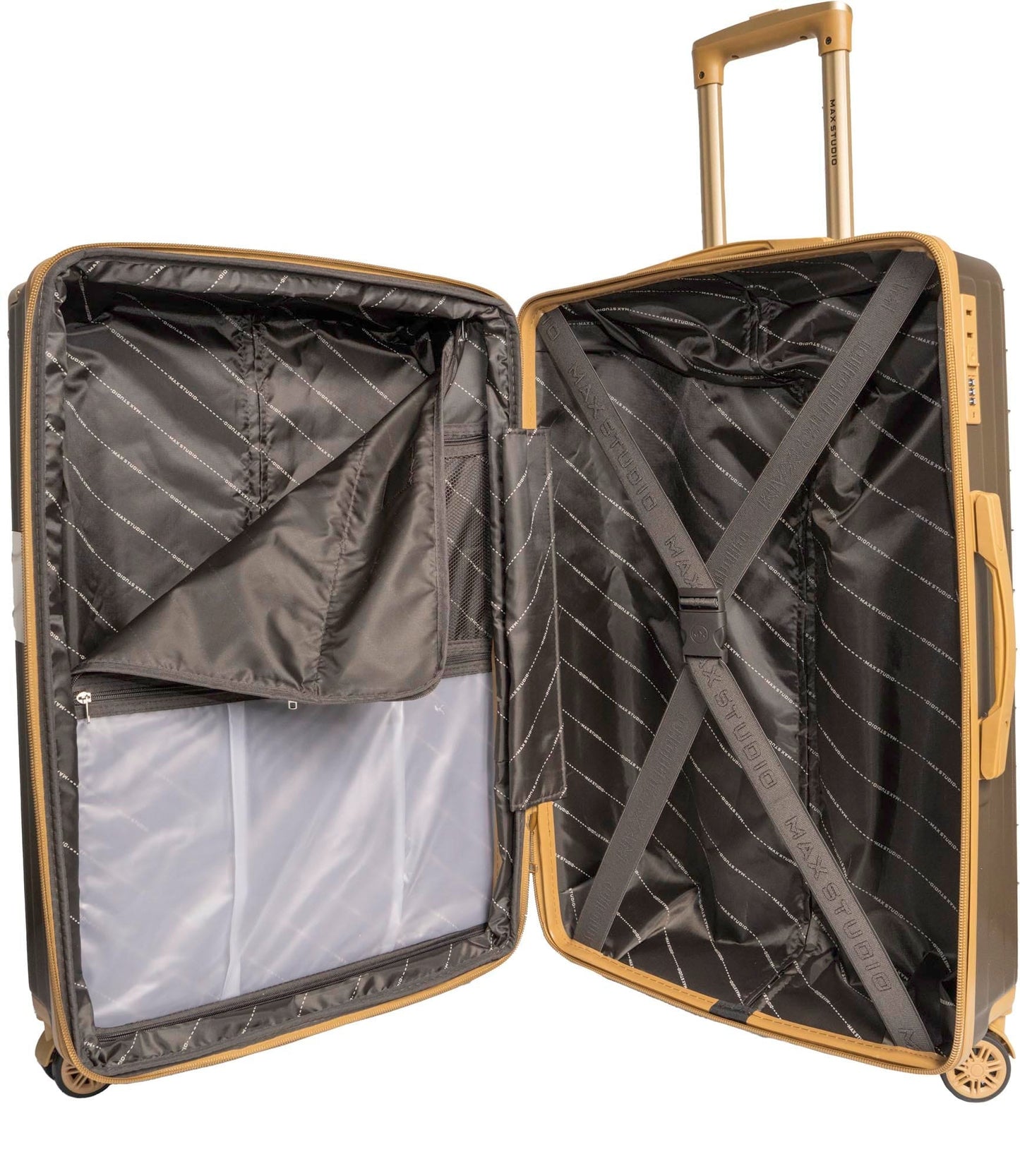 Max Studio The Edin ABS 3-Piece Hard Sided Luggage Set