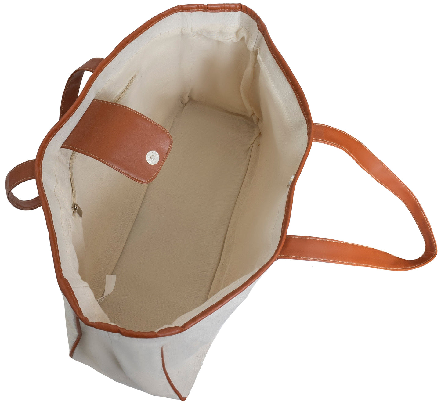 Magid Canvas Slogan Tote "HELLO SUMMER"