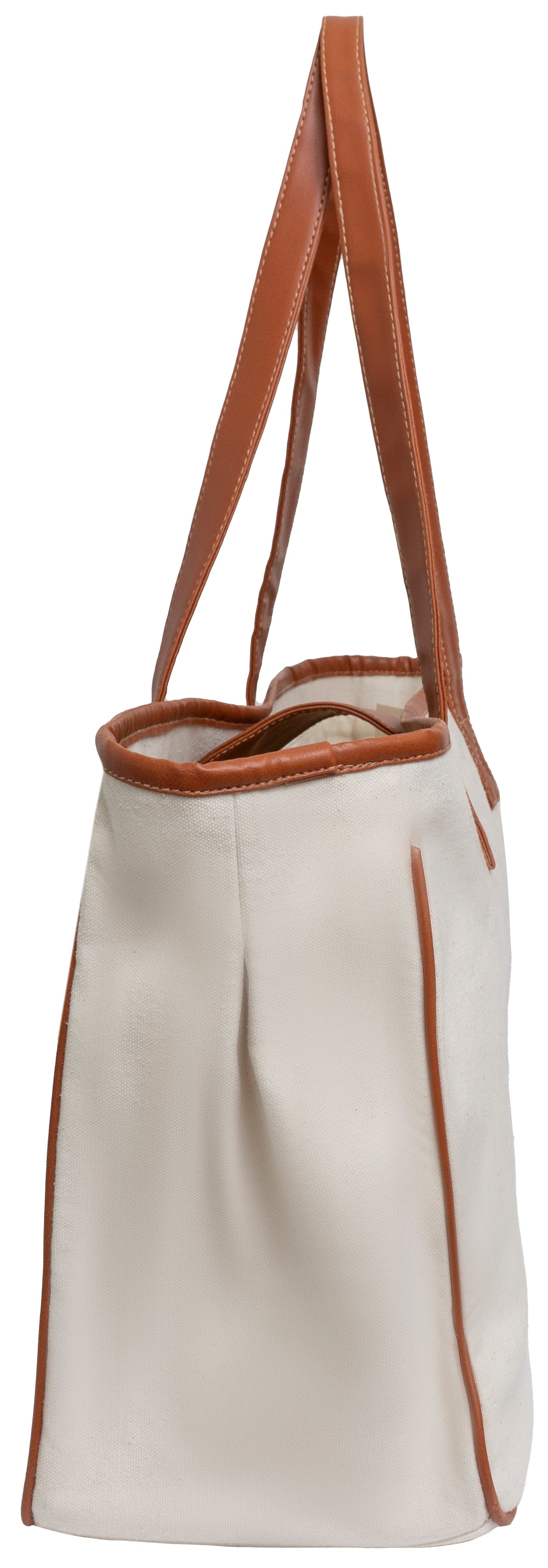 Magid Canvas Slogan Tote "HELLO SUMMER"