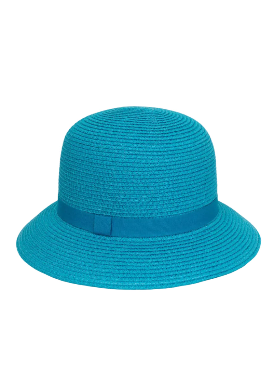 Magid Ribbon Straw Bucket Sun Hat