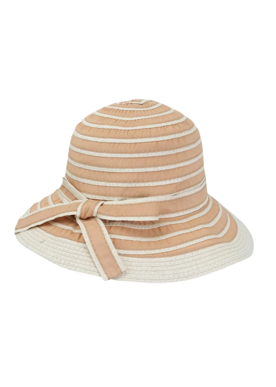 Magid Striped Cotton Foldable Bucket Hat