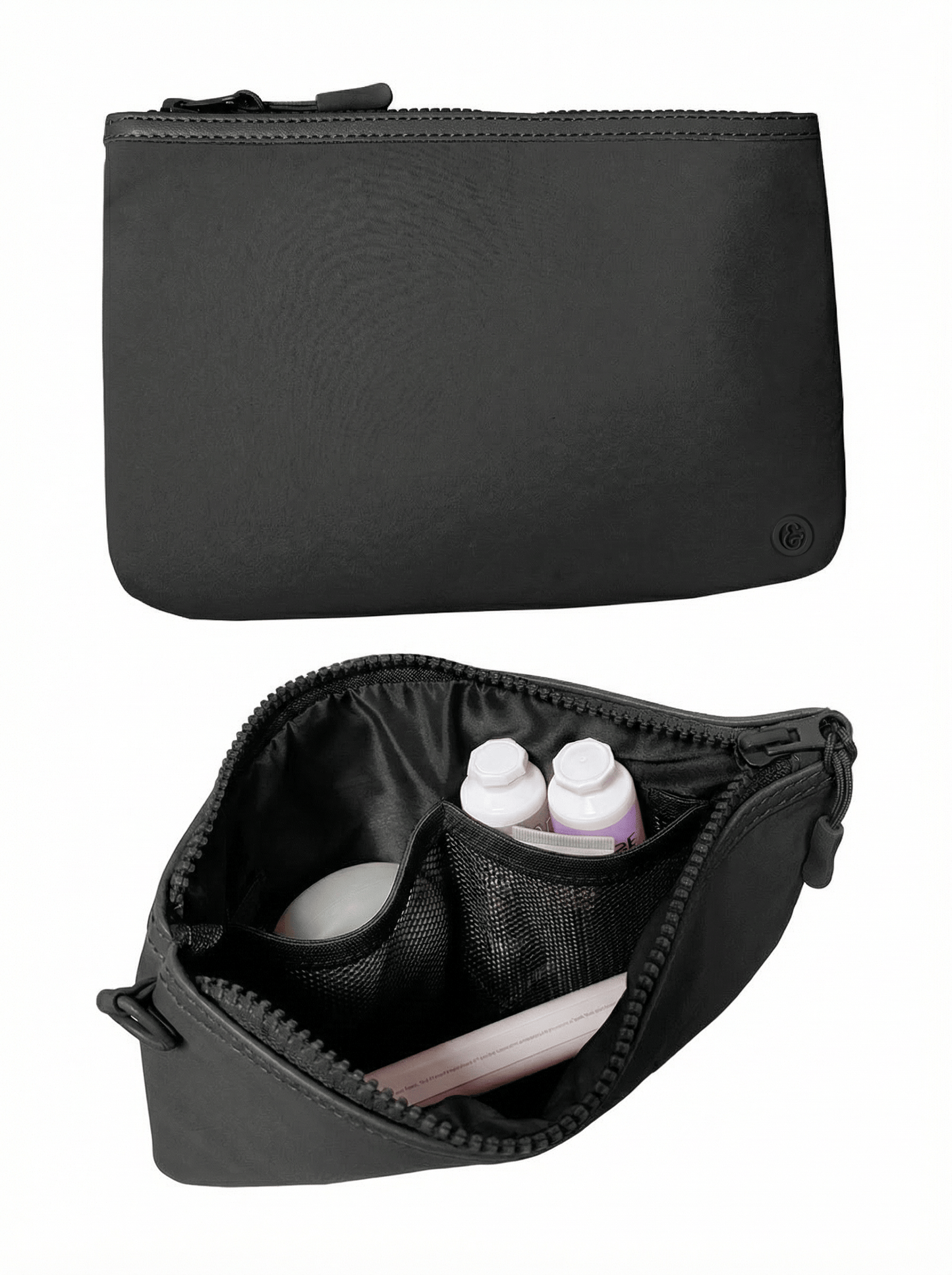 Joan & David The Hold-All Sport Nylon 4 Piece Set Wristlet Pouches, Card Case, Keychain Lanyard 4 Piece Set