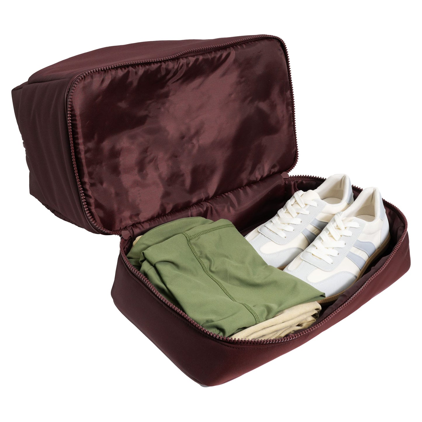 Joan & David The Lainey Sport Nylon Drop Bottom Duffel Bag