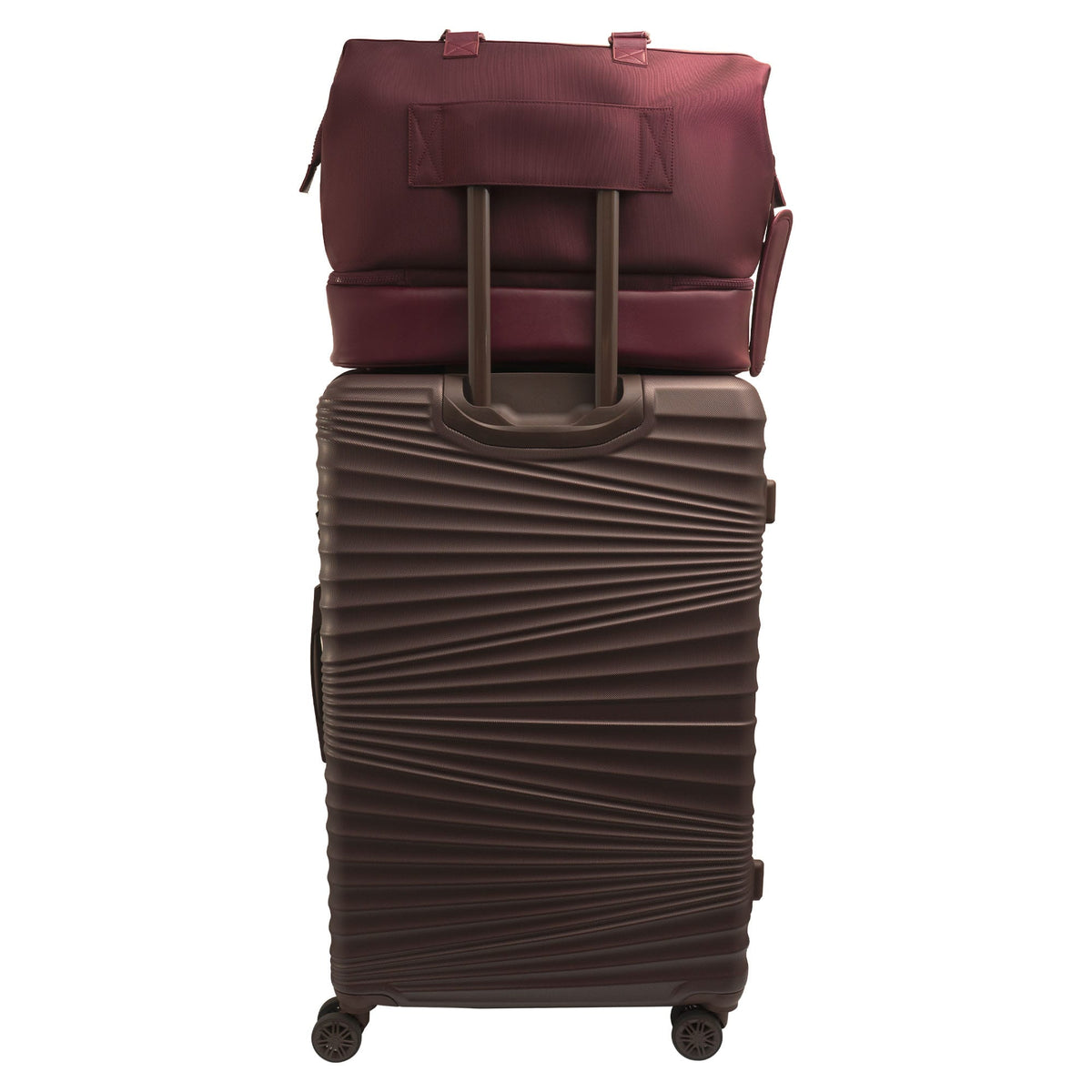 Max Studio The Spencer 20 Inch 1680 Denier Nylon Drop Bottom Weekender Duffle