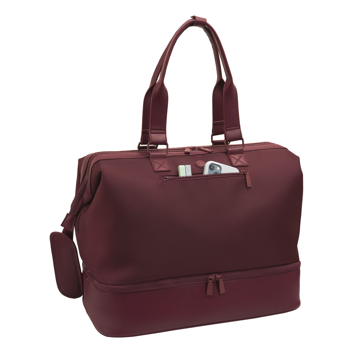 Max Studio The Spencer 20 Inch 1680 Denier Nylon Drop Bottom Weekender Duffle