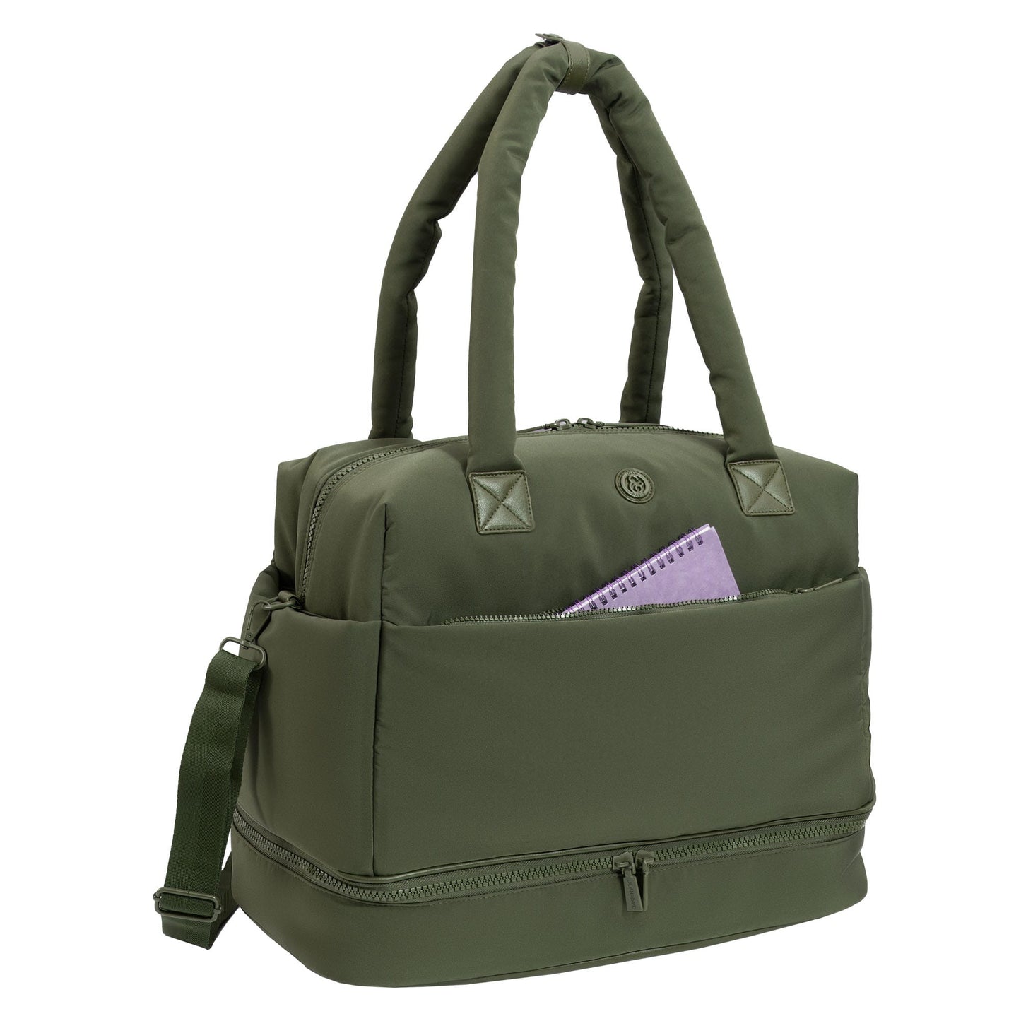 Joan & David The Lainey Sport Nylon Drop Bottom Duffel Bag