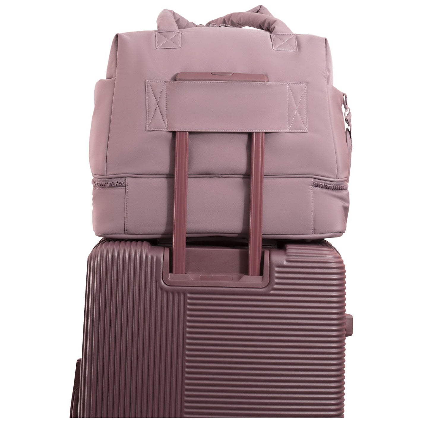 Joan & David The Lainey Sport Nylon Drop Bottom Duffel Bag