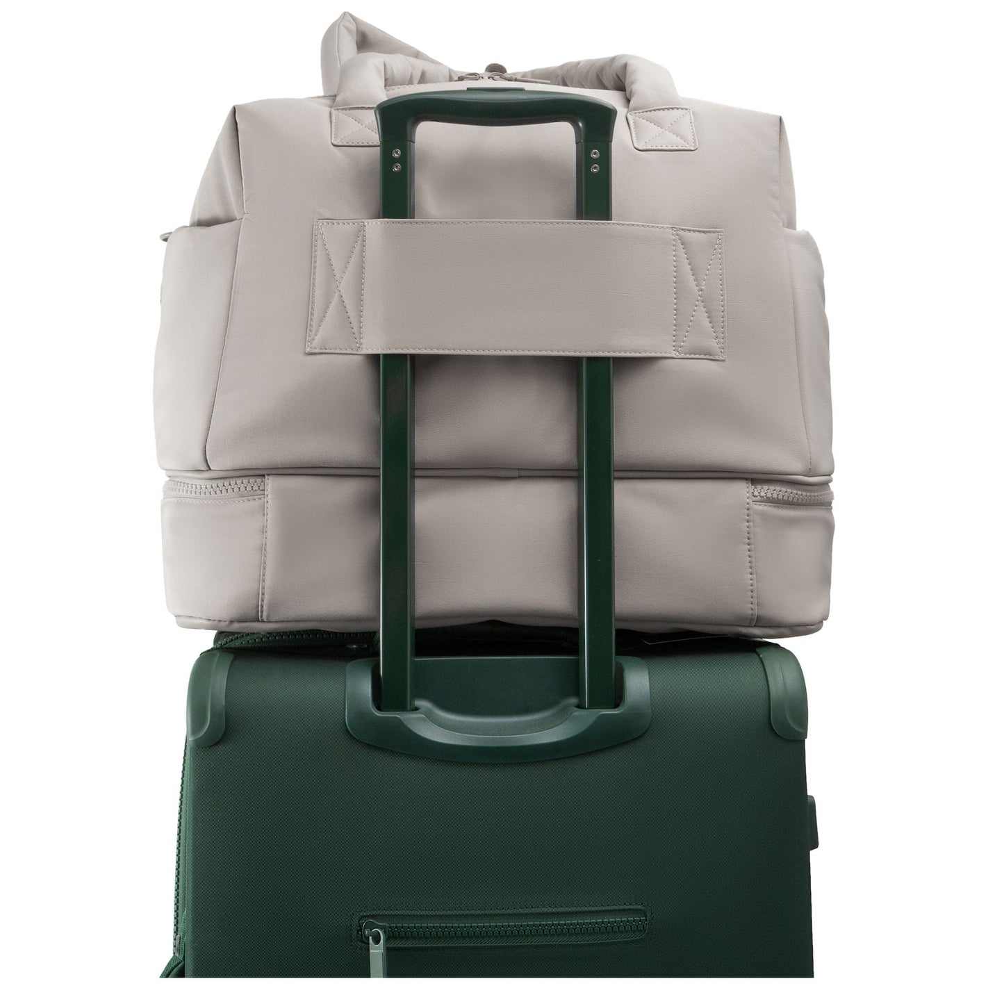 Joan & David The Lainey Sport Nylon Drop Bottom Duffel Bag