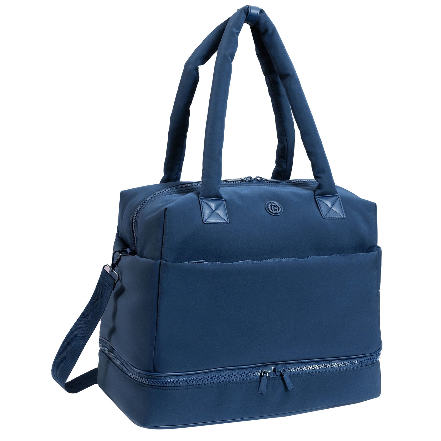 Joan & David The Lainey Sport Nylon Drop Bottom Duffel Bag